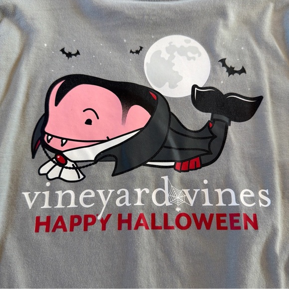 3 Vineyard Vines Logo Long Sleeve T-Shirts Boys Sz 7 Halloween Christmas Santa - Picture 3 of 12